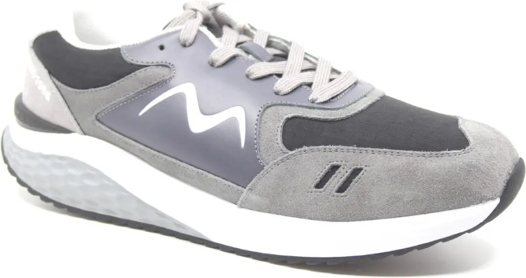 MBT, SOHO 1996 II M Black Grey, 702884-1565N, Grijs combi kleurige heren sneaker