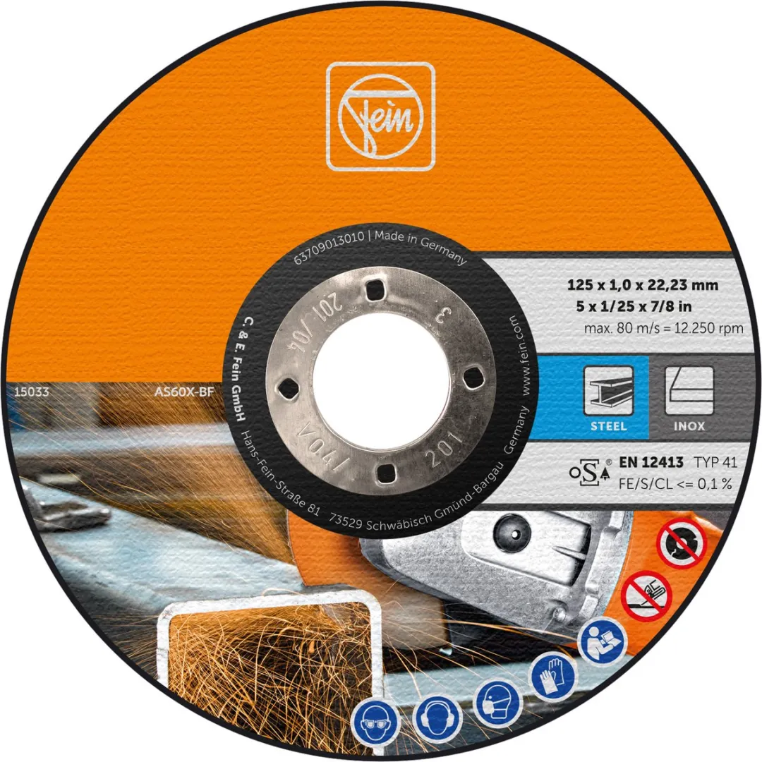 Fein 63709013010 Doorslijpschijf 125mm