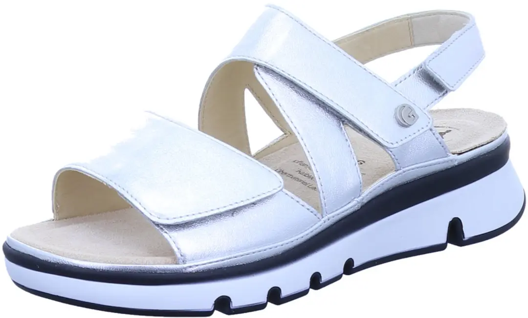 Ganter 200630-7600 dames sandalen metallic maat 38