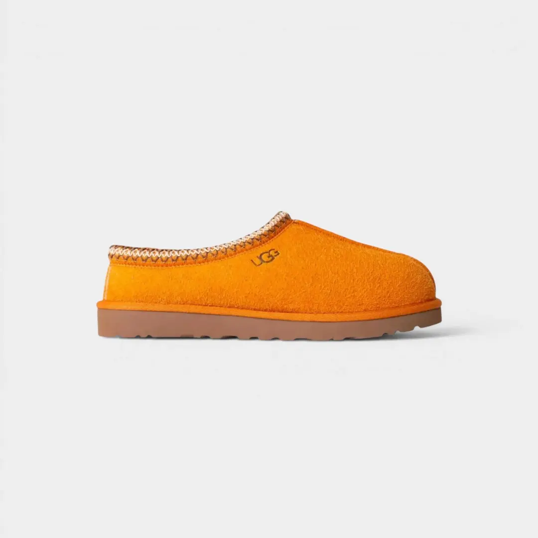 UGG Tasman Shaggy Suede Slipper Dark Apricot