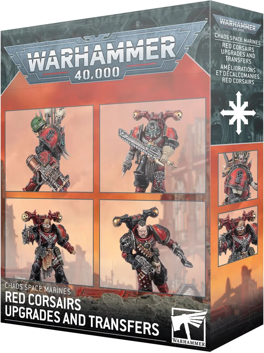 Games Workshop Chaos Space Marines Red Corsairs Upgrades & Transfers