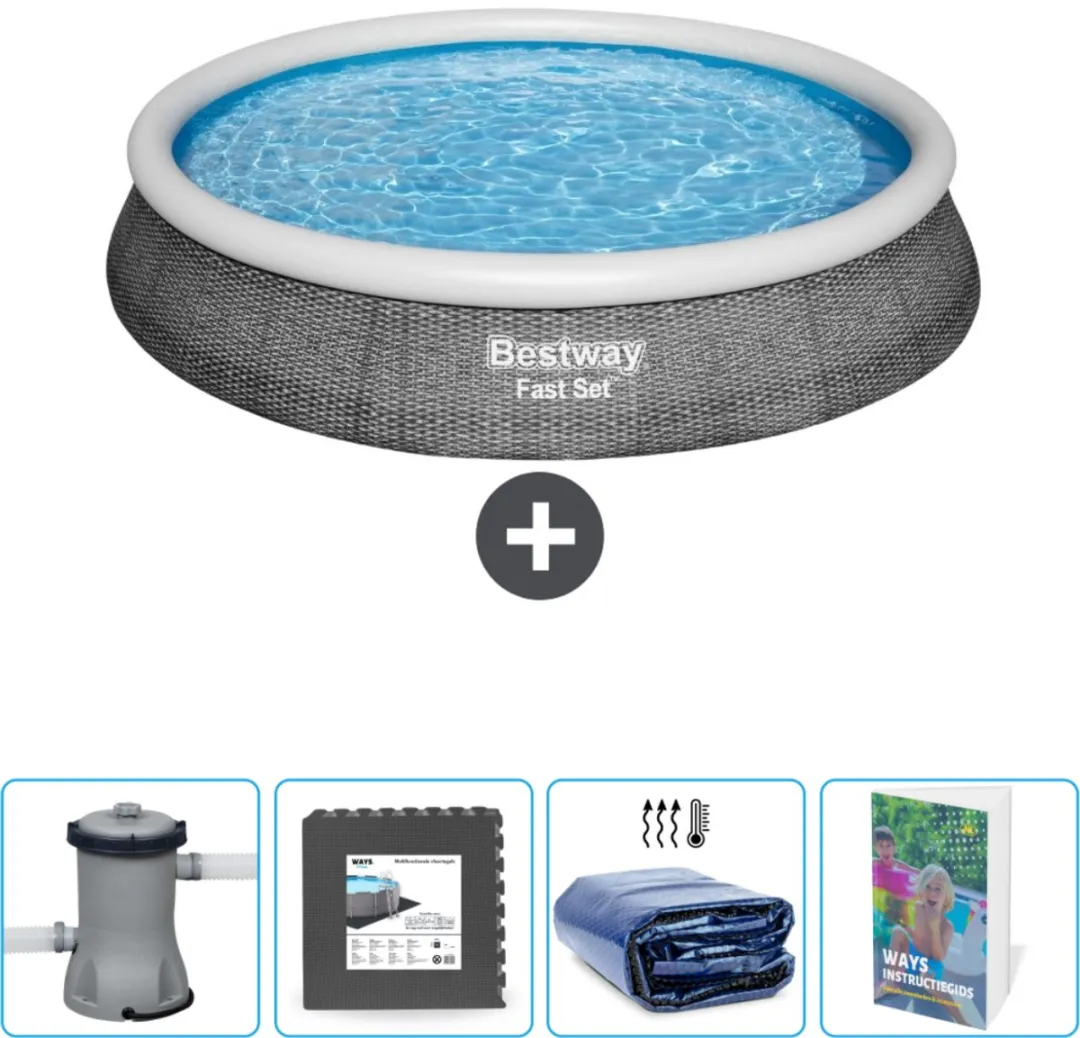 Bestway Fast Set Rond Zwembad 396cm