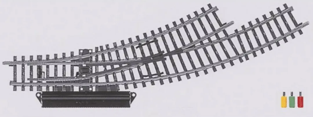 Märklin H0 K-rails Gebogen Wissel Links 2268 - 2 Stuks