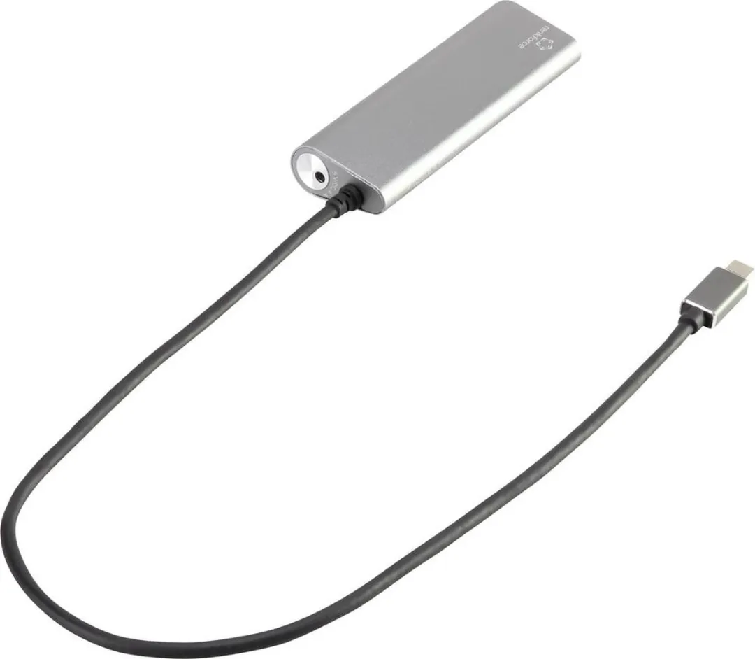 Renkforce RF-3374944 USB-Hub 4 Poorten - USB 3.2 Gen1 - Zilver