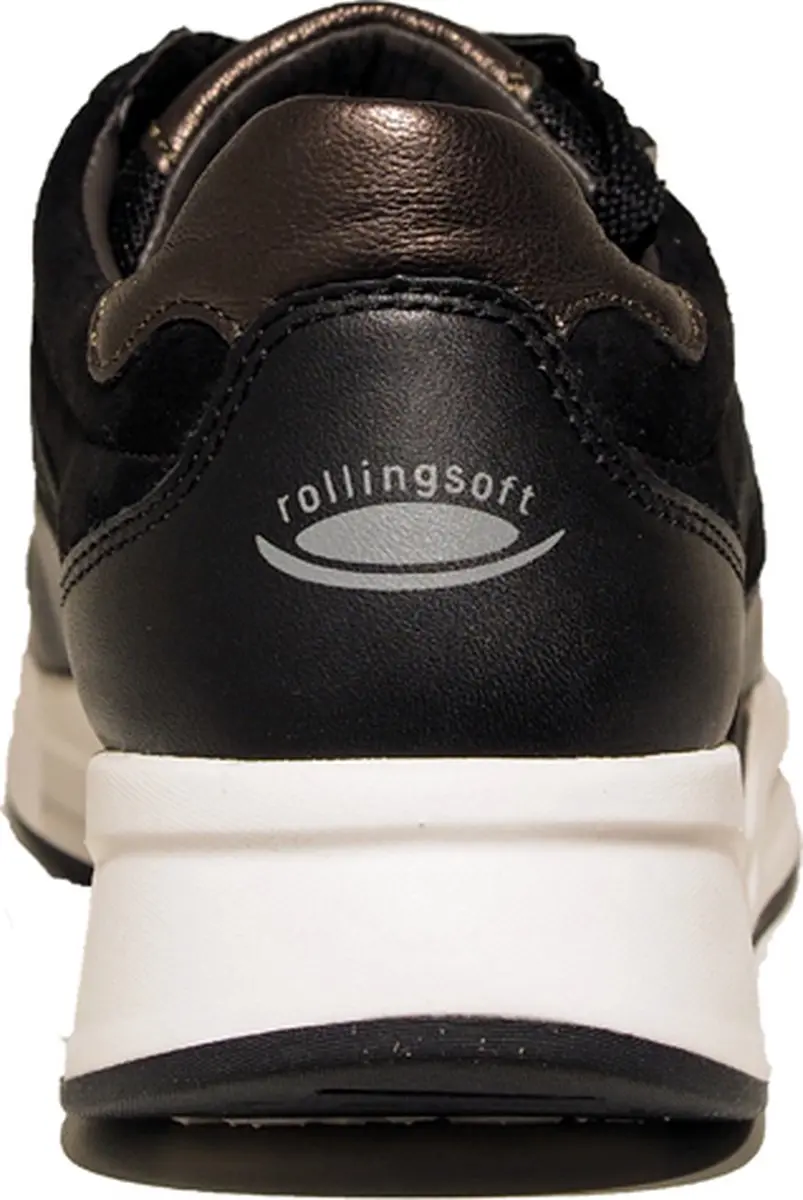 Gabor Rollingsoft Sneakers Dames - Zwart Suede - afbeelding 5 van 6