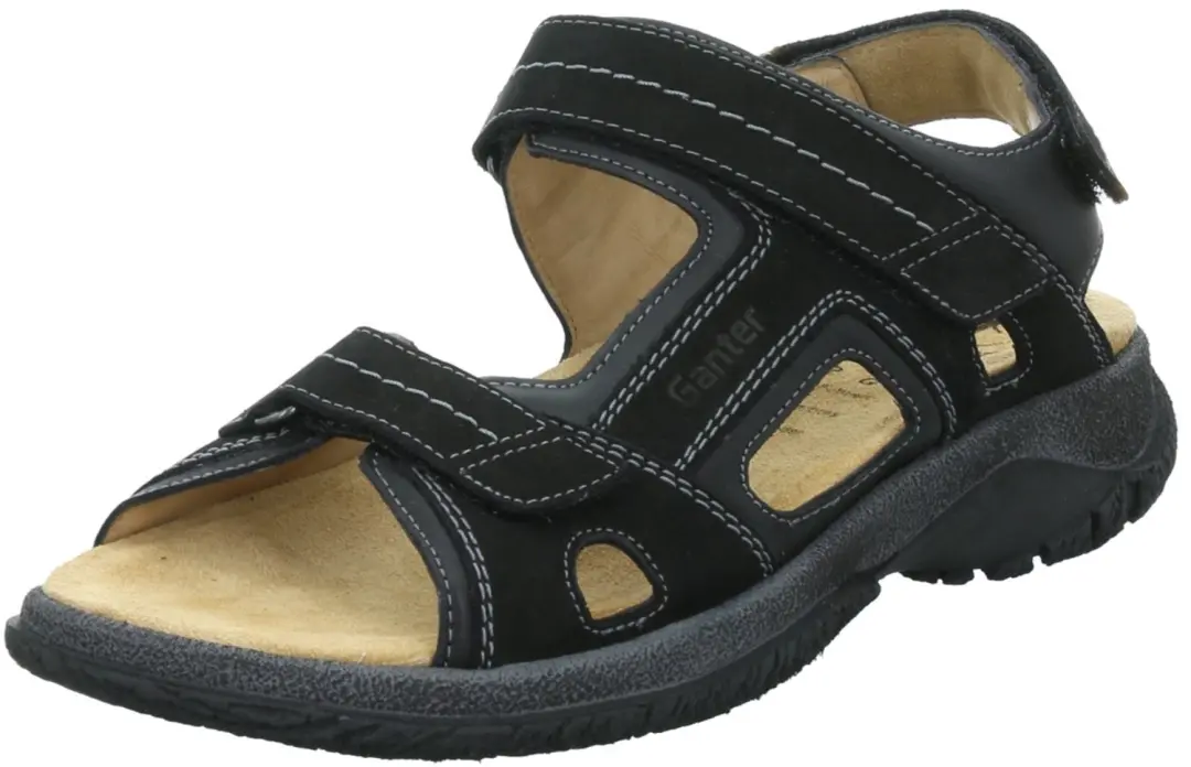 Ganter 257128-0100 heren sandalen zwart maat 47