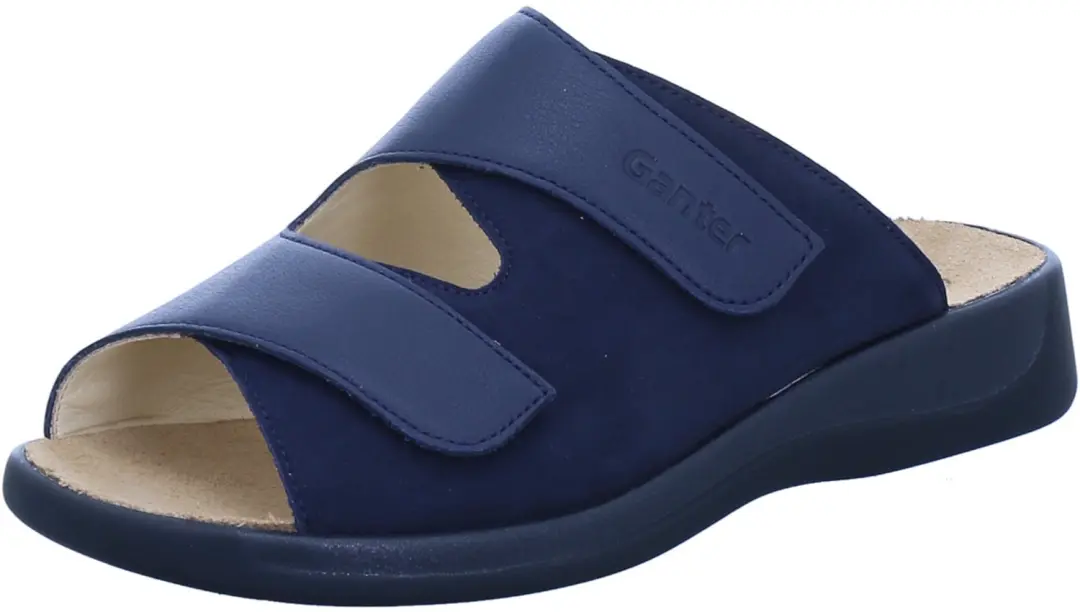 Ganter 202501-3030 dames slippers blauw maat 43