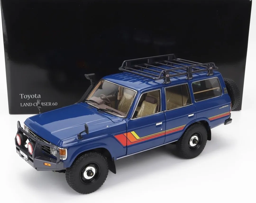 Toyota Land Cruiser 60 Kyosho 1:18 - Blauw