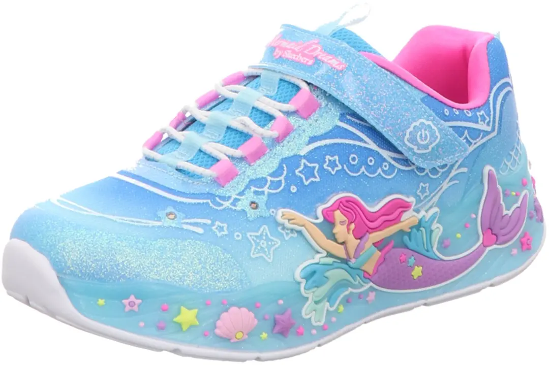 Skechers Mermaid Dreams Schoenen Blauw EU 33 1/2 Meisjes