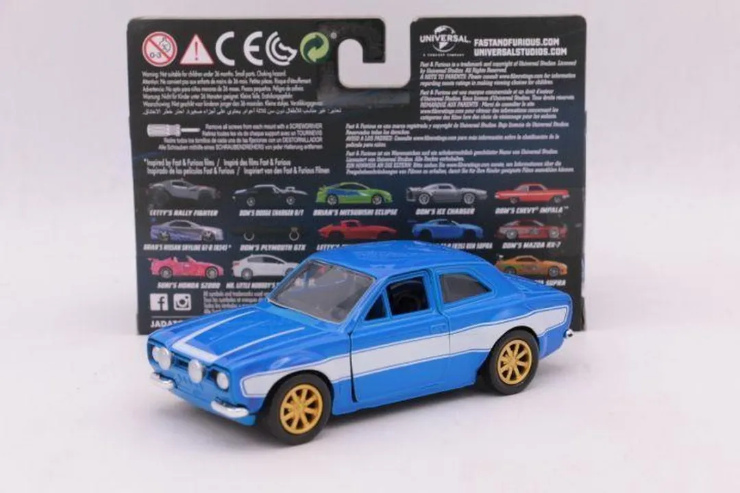 Jada Toys Brians Ford Escort Fast & Furious 1:32 - Multicolor