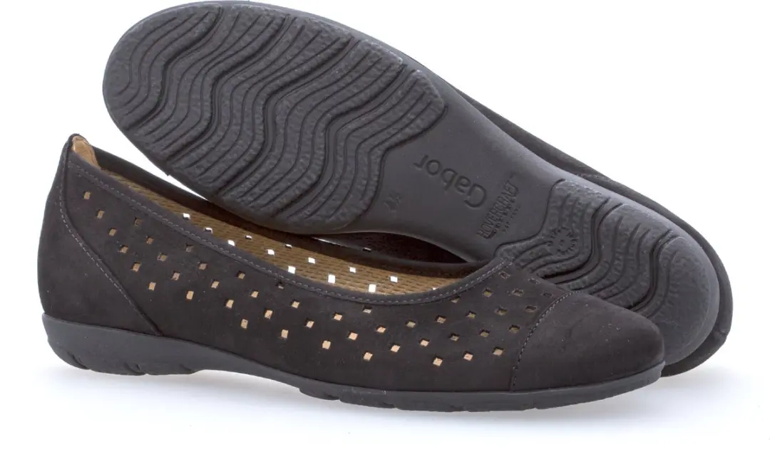 Gabor Dames Ballerina's - Zwart - afbeelding 4 van 6