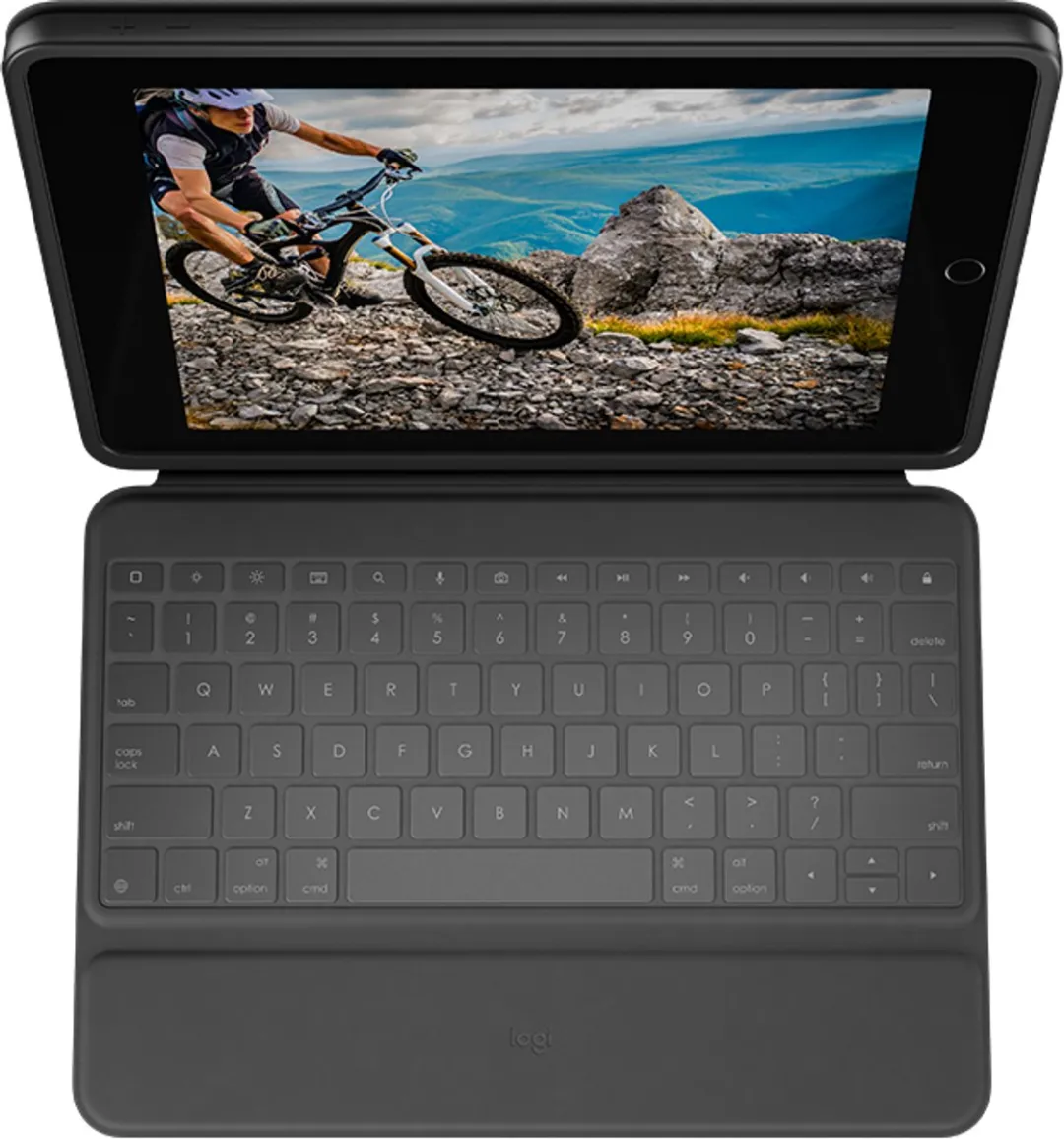 Logitech Rugged Folio Toetsenbord - iPad 10.2" - Grijs
