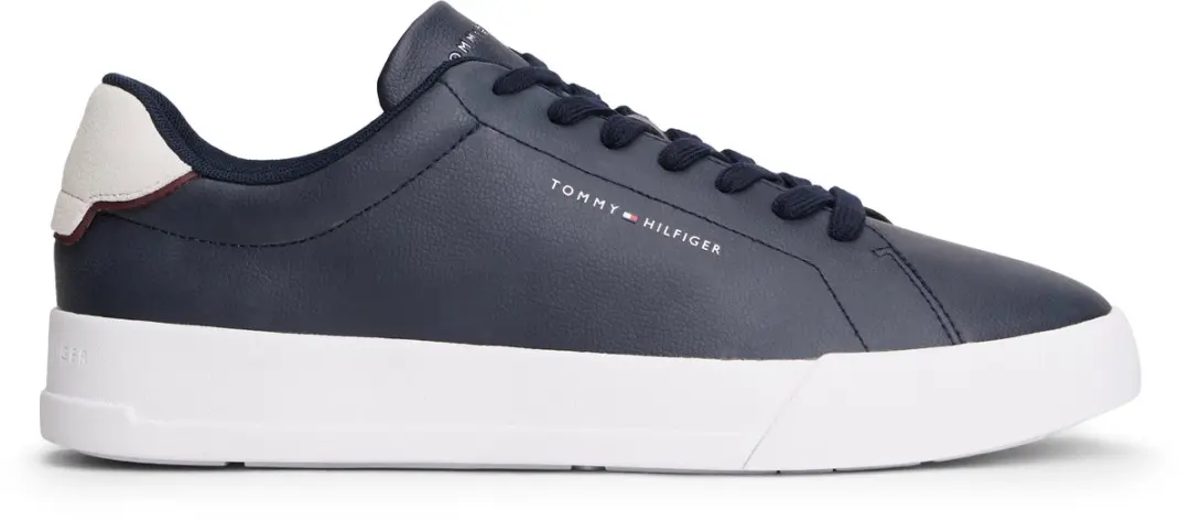 Tommy Hilfiger Court Leather Sneakers - Blauw - afbeelding 6 van 6