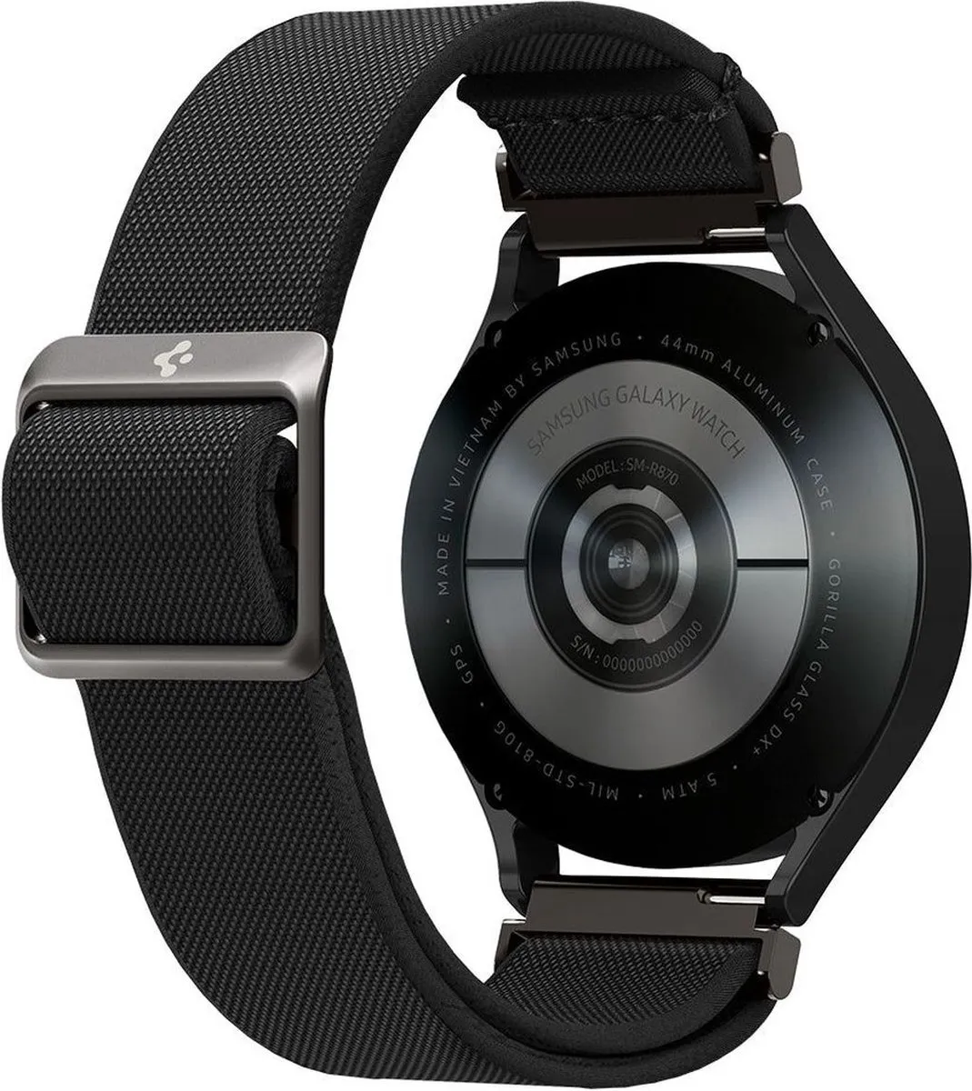 Spigen Fit Lite Armband 20mm - Zwart