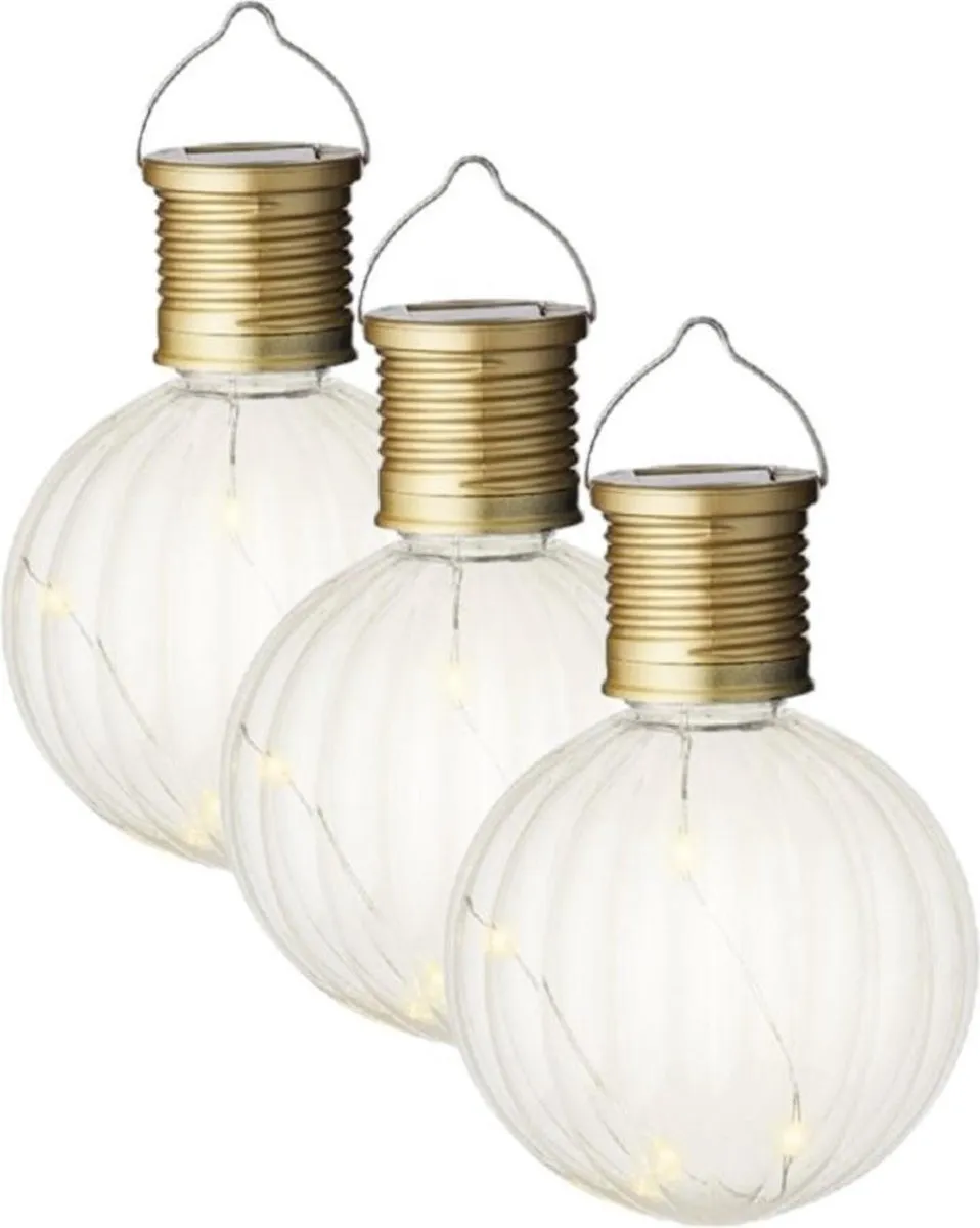 Lumineo LED Lampion Solar Verlichting 11cm