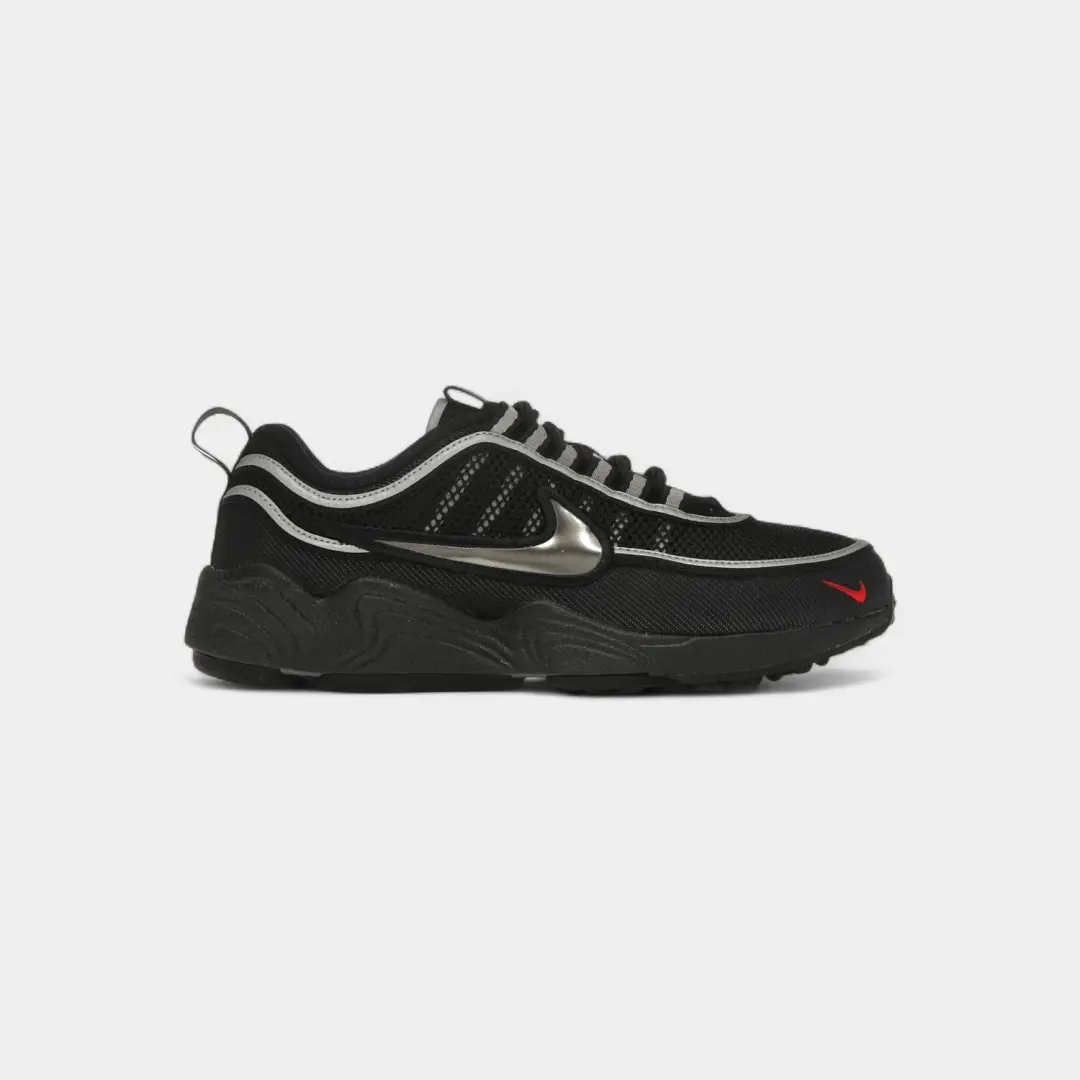 Nike Air Zoom Spiridon Black Metallic Silver