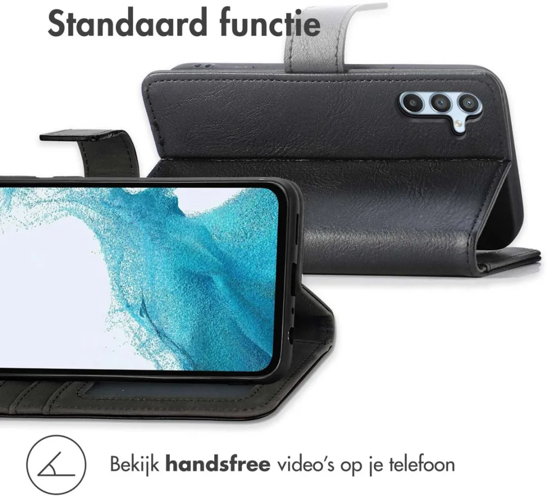 Imoshion Hoesje Samsung Galaxy A54 - 3 Pasjes - Zwart