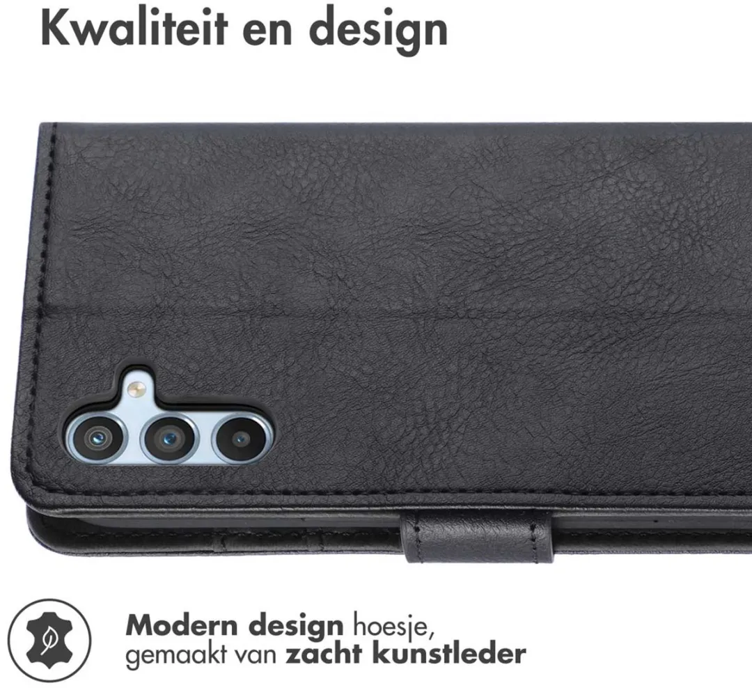 Imoshion Hoesje Samsung Galaxy A54 - 3 Pasjes - Zwart