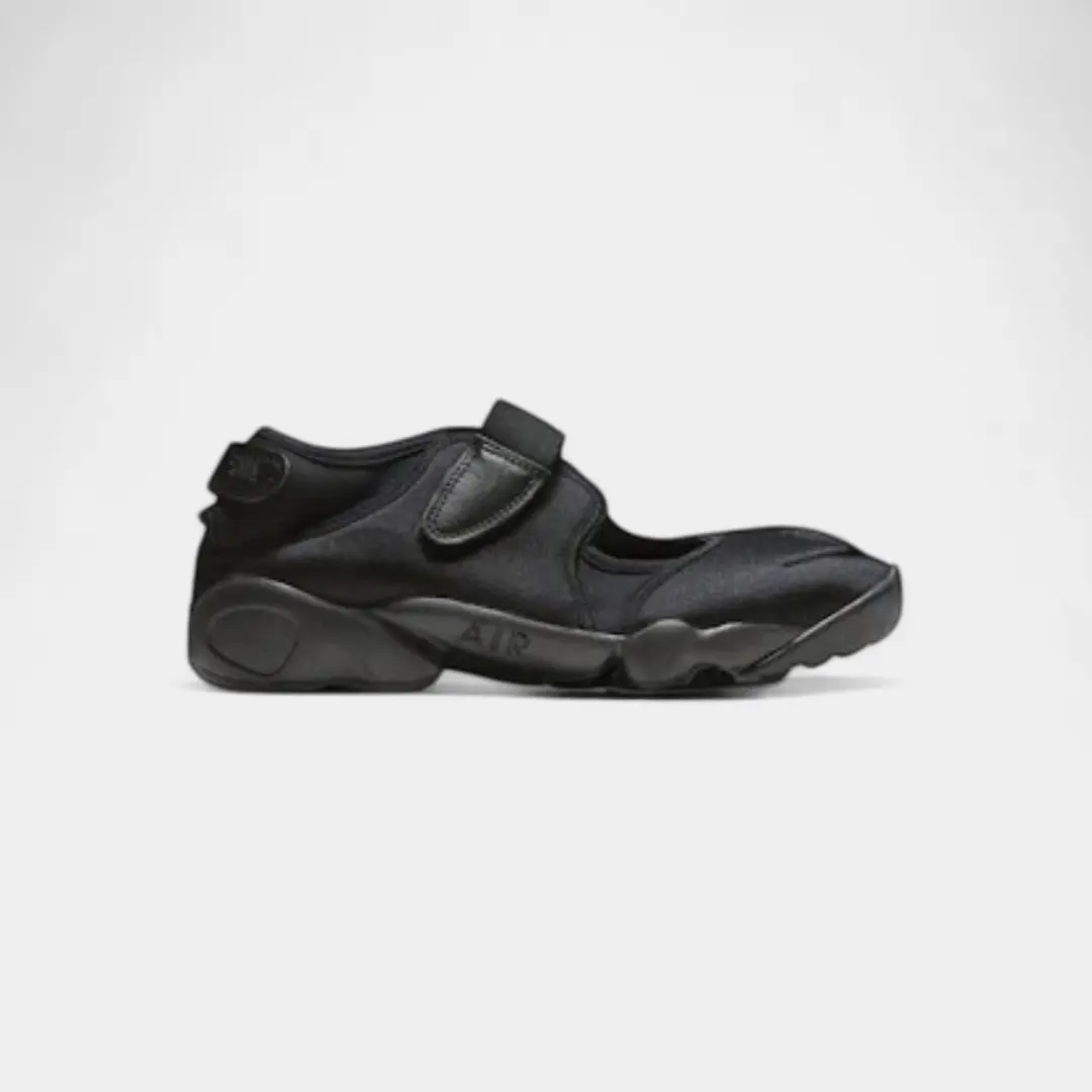 Nike Air Rift Triple Black Satin (Women's)