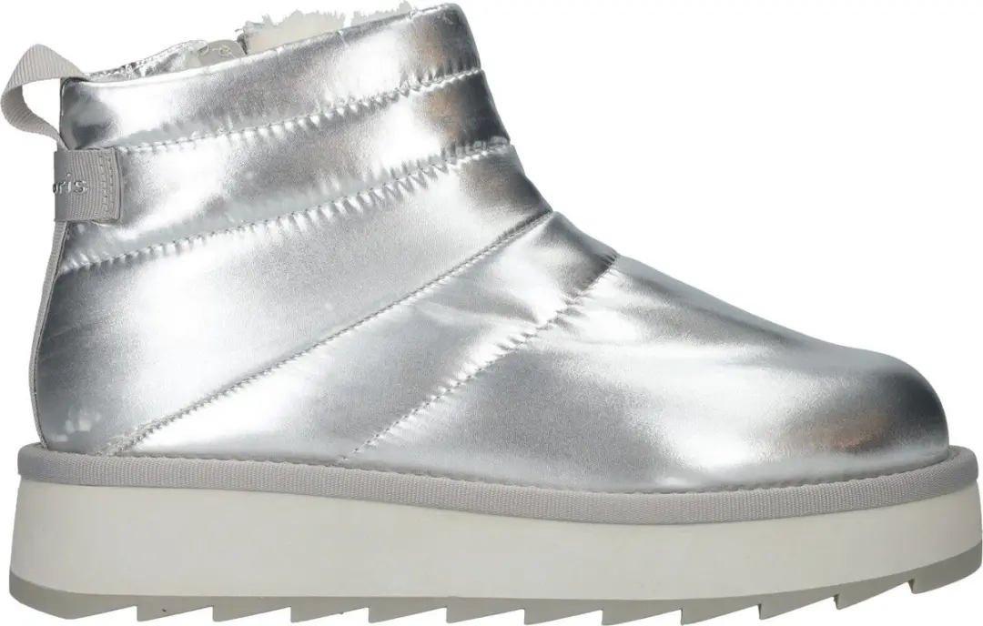 TAMARIS-Dames WL Boot-Tamaris Vegan-zilver-Maat 39-