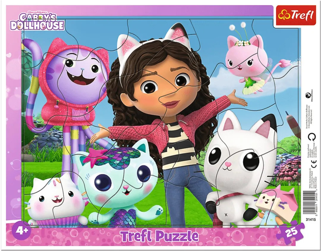 Trefl Gabby's Dollhouse Puzzel 25 Stuks