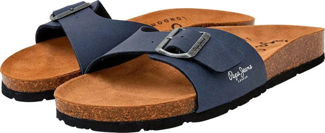 Pepe Jeans Bio Single Chicago Sandalen Blauw EU 45 Man