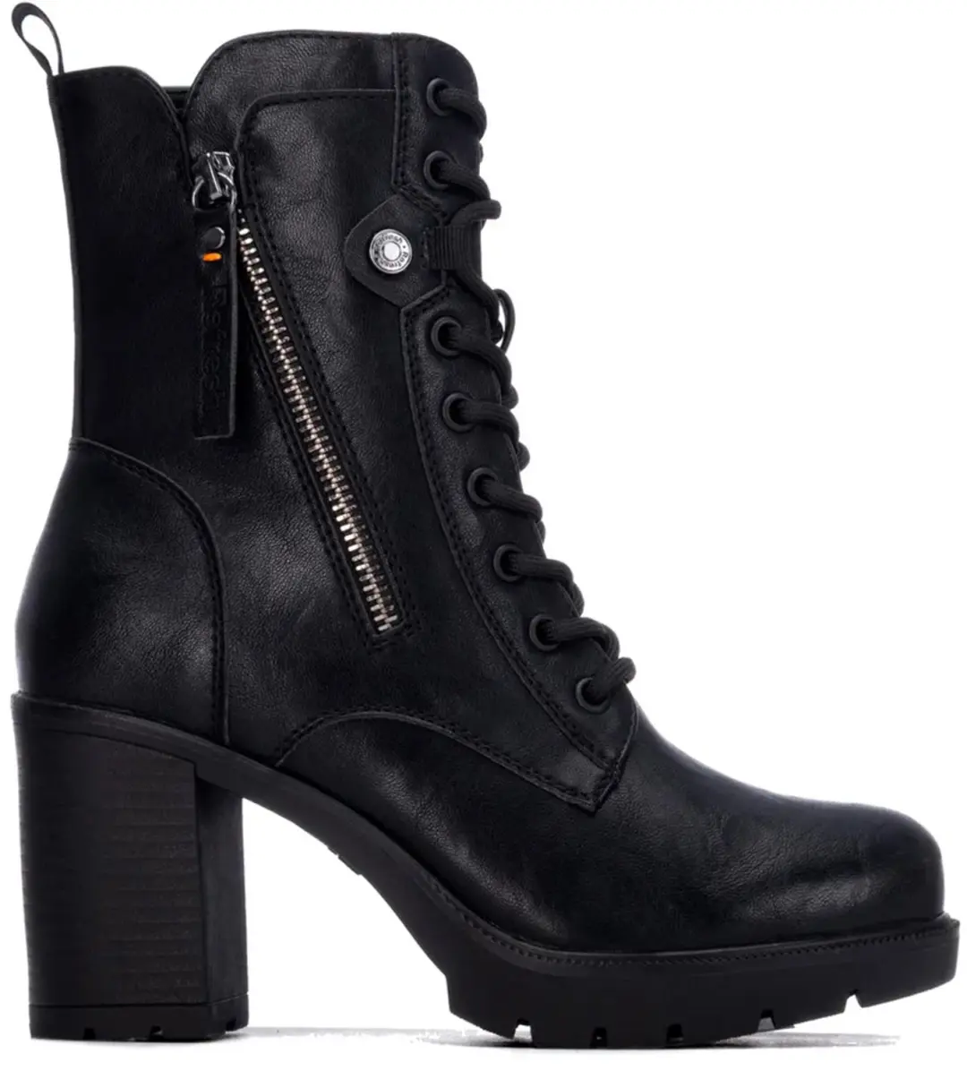 Refresh 17607301 Booties Met Hak Zwart EU 39 Vrouw