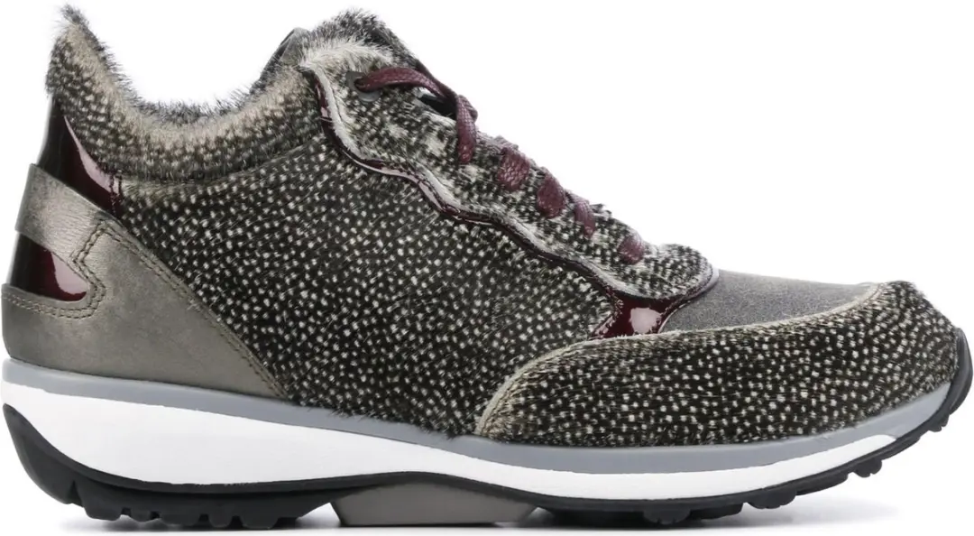 Xsensible Vrouwen natuurhaar Panterprint Lage sneakers / Damesschoenen 30059.2