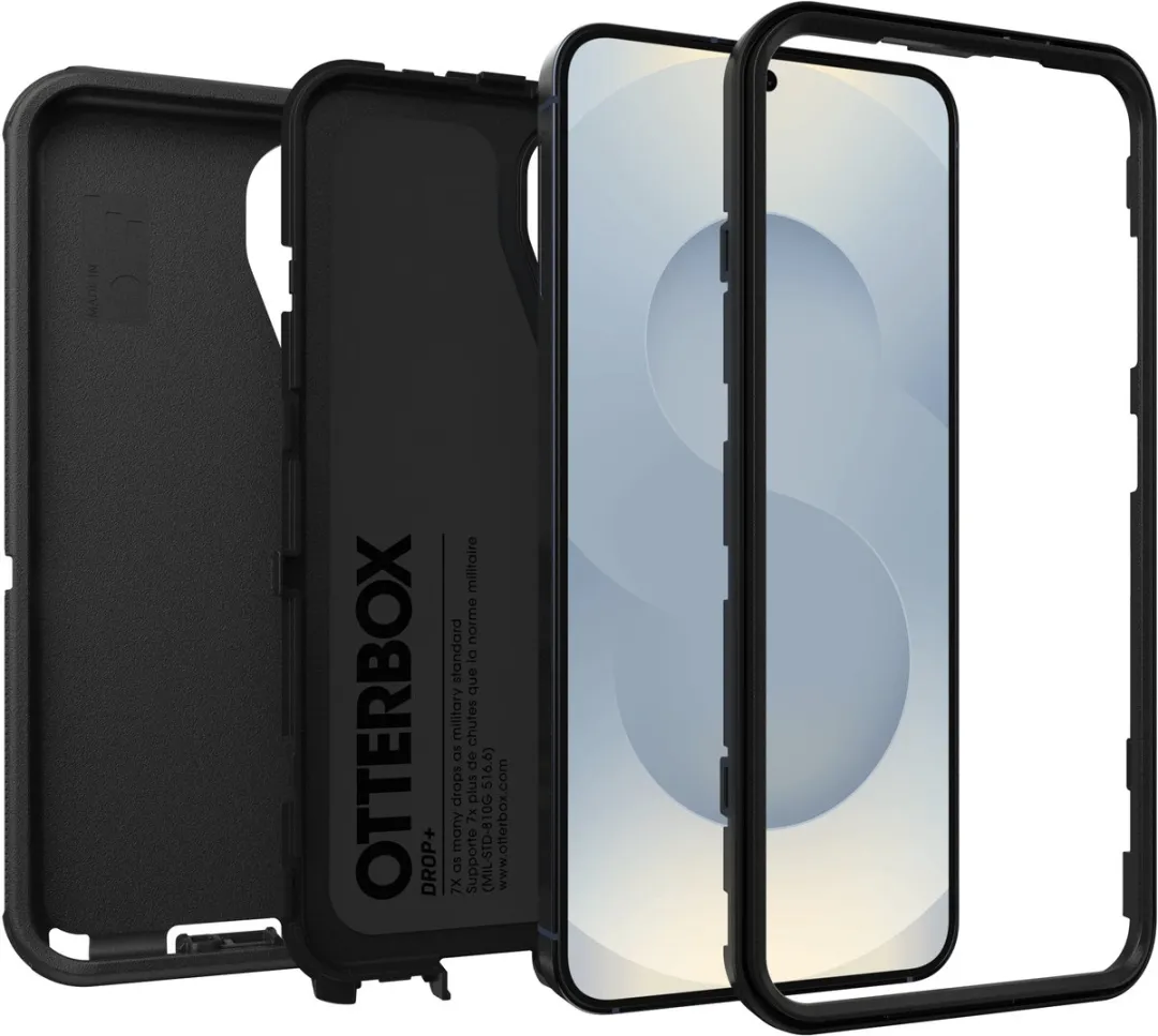 OtterBox Defender Series 77-97361 Hoes Samsung Galaxy S25 - Zwart - afbeelding 4 van 5