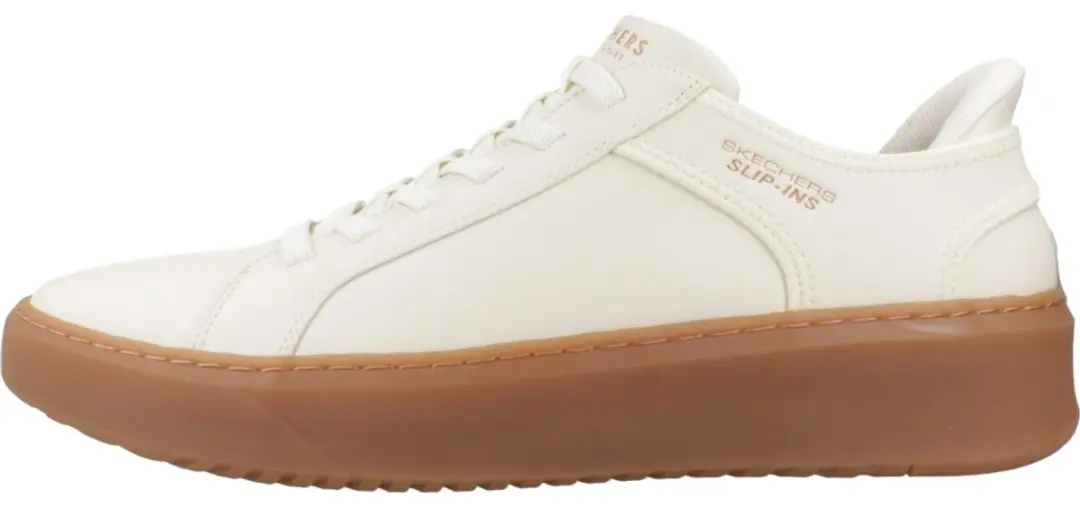 Skechers Slip-ins Court Break Heren Sneakers - Wit - afbeelding 2 van 6