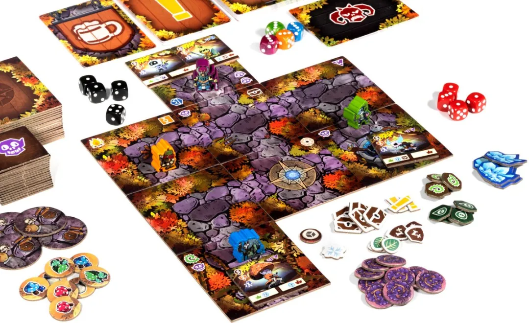 Avonturiers van het Vergeten Woud - Bordspel