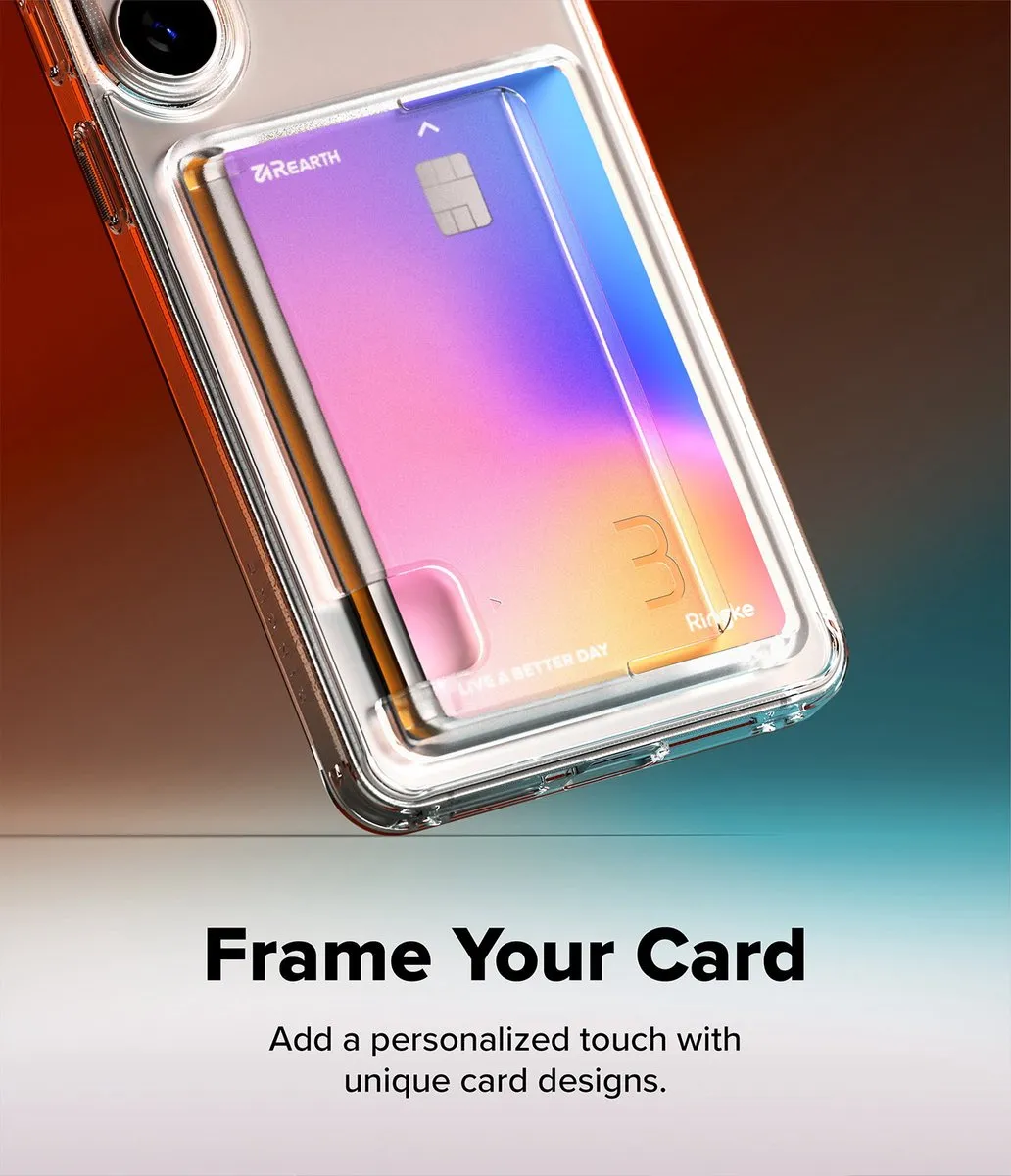 Ringke Fusion Card Hoesje Samsung Galaxy S26 Plus - Transparant