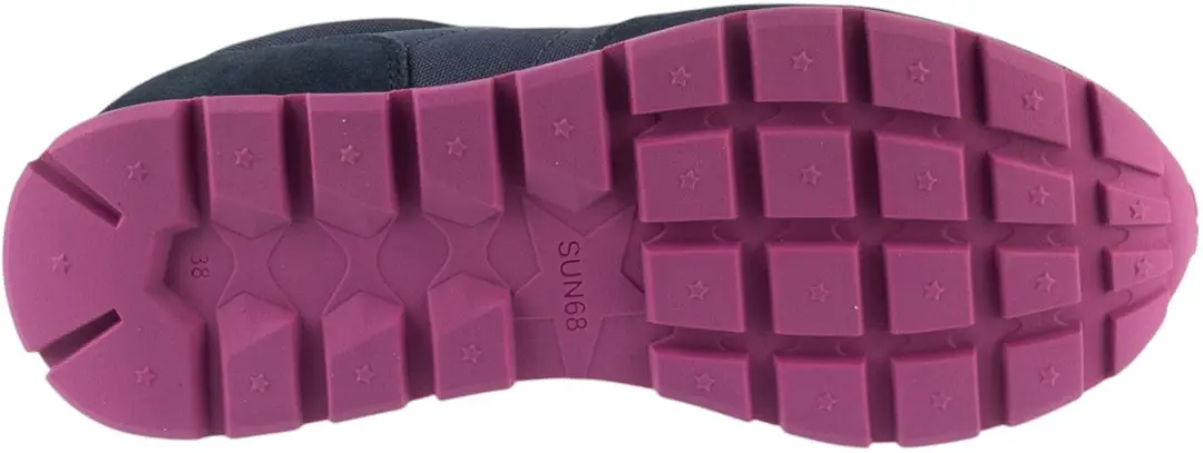 SUN68 Ally Solid Dames Sneakers - Marineblauw - afbeelding 5 van 6