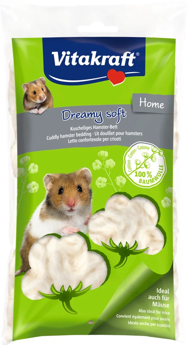 Vitakraft Hamsterbed Nestmateriaal - 0,02L