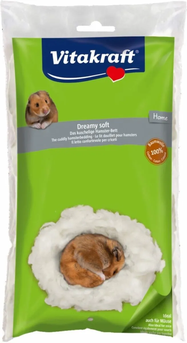 Vitakraft Hamsterbed Nestmateriaal - 0,02L