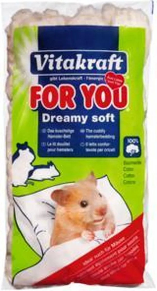 Vitakraft Hamsterbed Nestmateriaal - 0,02L