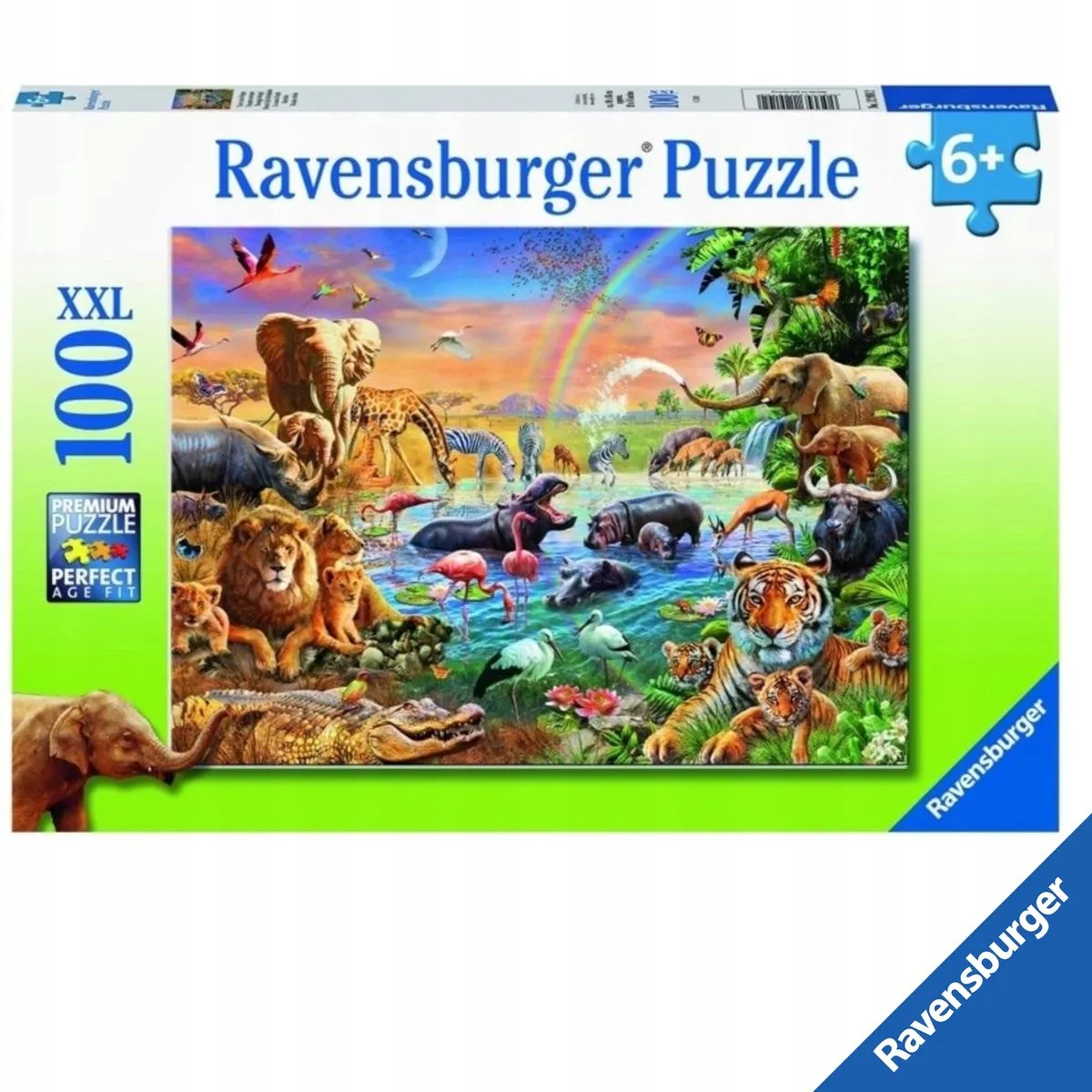 Ravensburger XXL Puzzel Jungle Bron 100 Stuk