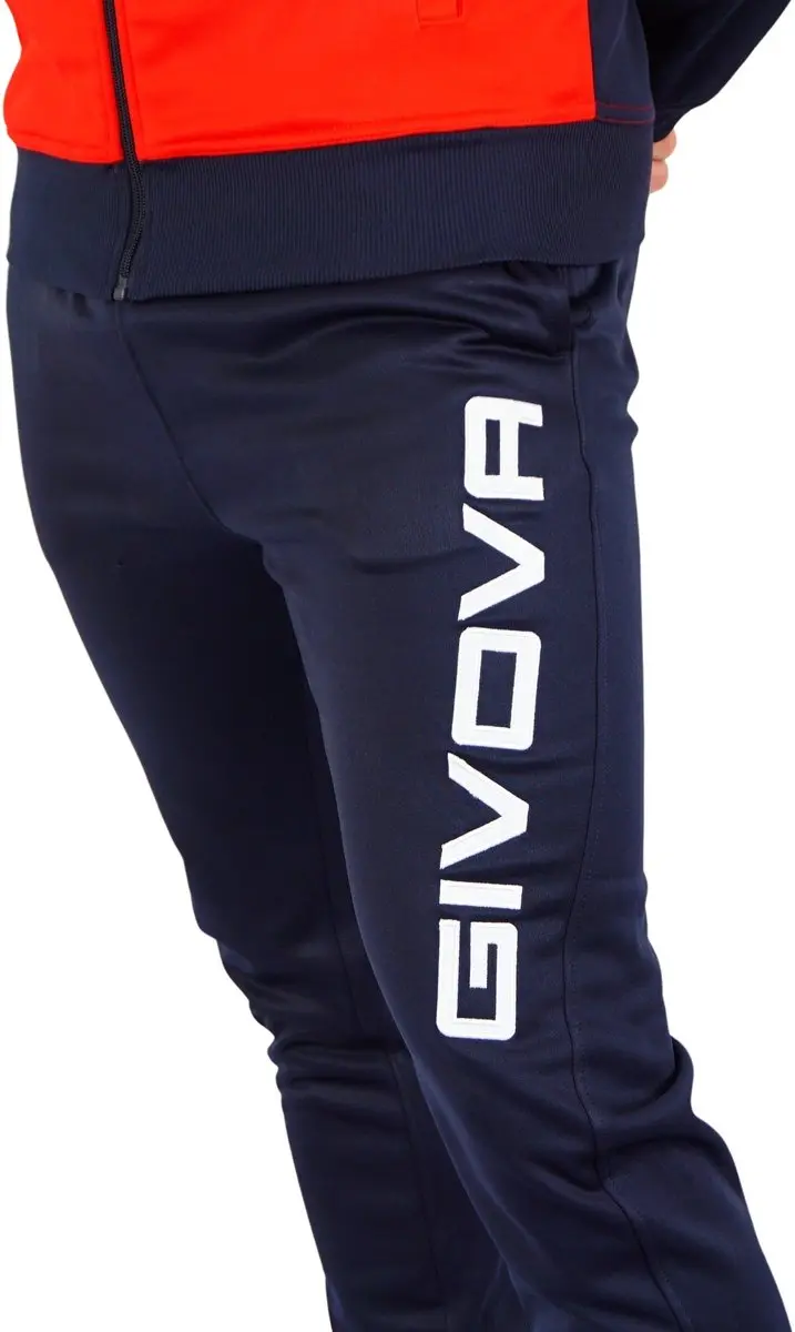 Givova Cuba Fleece Trainingspak - Light Blue/Blue - M - afbeelding 4 van 6
