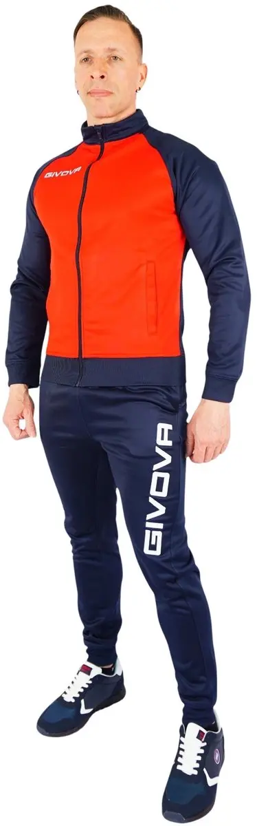 Givova Cuba Fleece Trainingspak - Light Blue/Blue - M - afbeelding 6 van 6