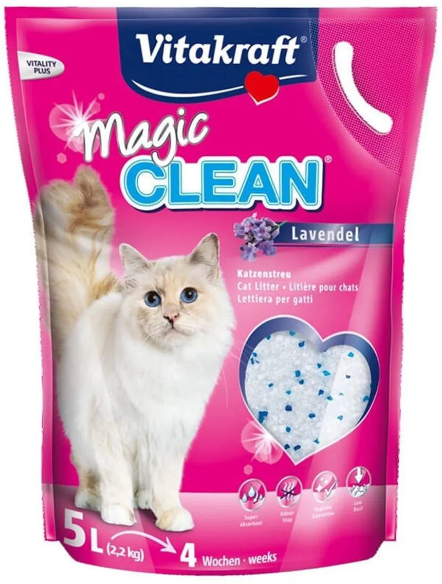 Vitakraft Magic Clean Lavendel Kattenbakvulling 30L