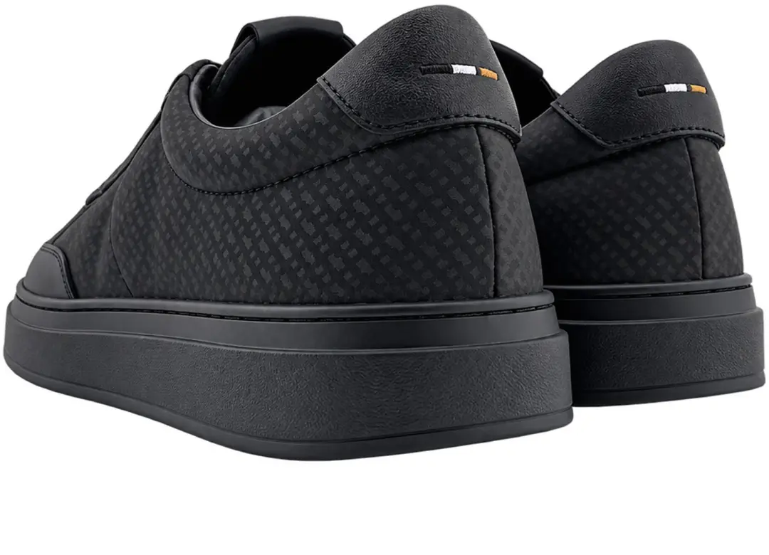 BOSS Kieran Tennis Sneakers - Zwart - afbeelding 4 van 4