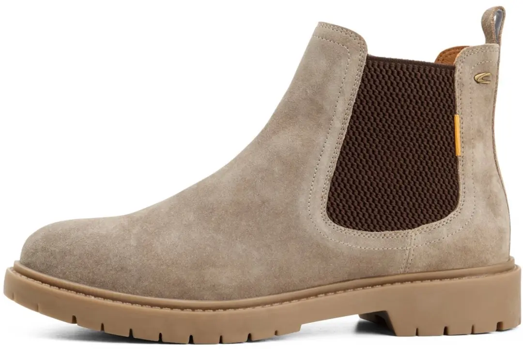 camel active Chelsea boot van echt leer