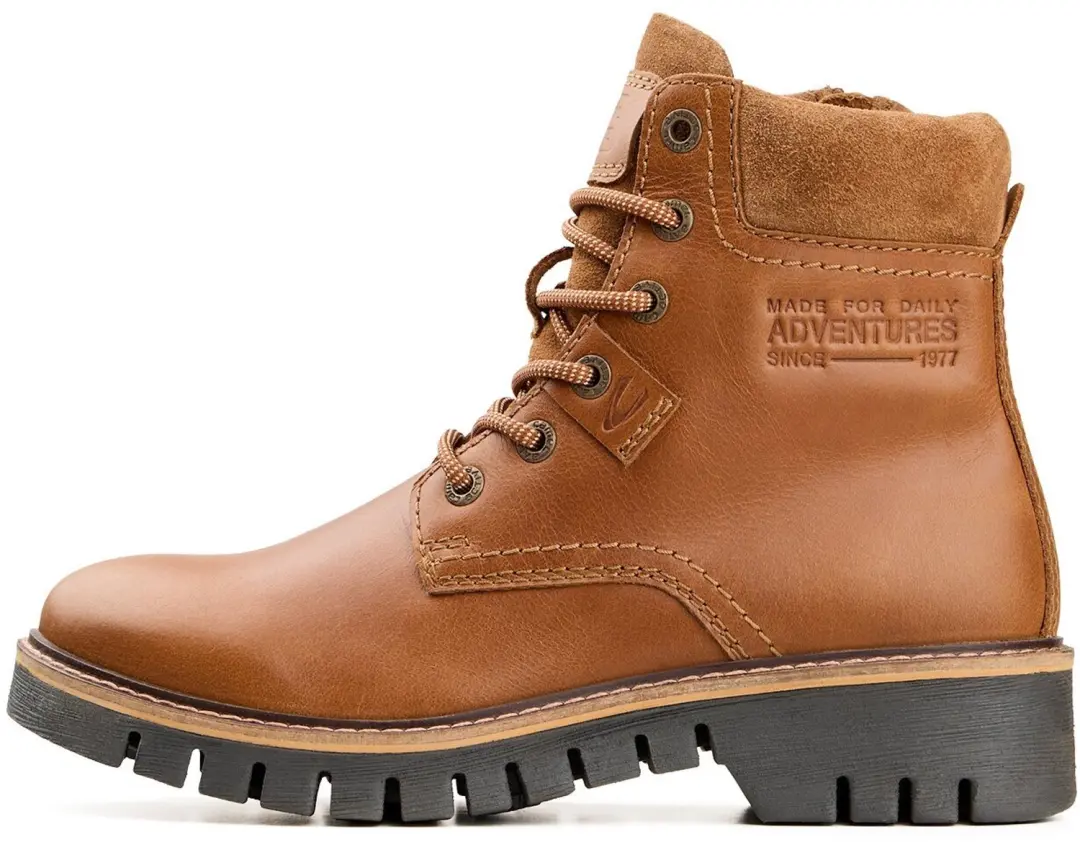 camel active Veterschoenen met profielzool