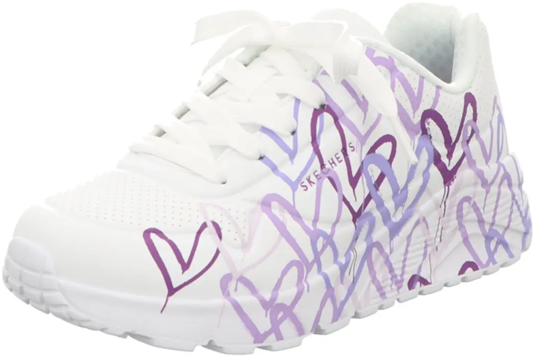Skechers Uno Lite Spread The Love Schoenen Wit EU 27 1/2 Meisjes