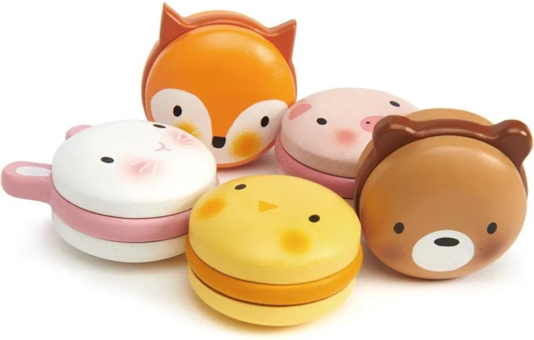 Tender Leaf Toys Macarons Dieren Junior - 5-delig Multicolor
