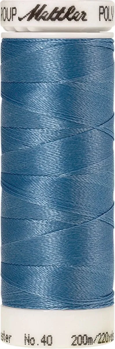 Amann Mettler Polysheen Borduurgaren 200m - Blauw