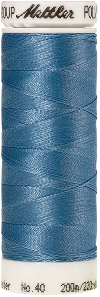 Amann Mettler Polysheen Borduurgaren 200m - Blauw