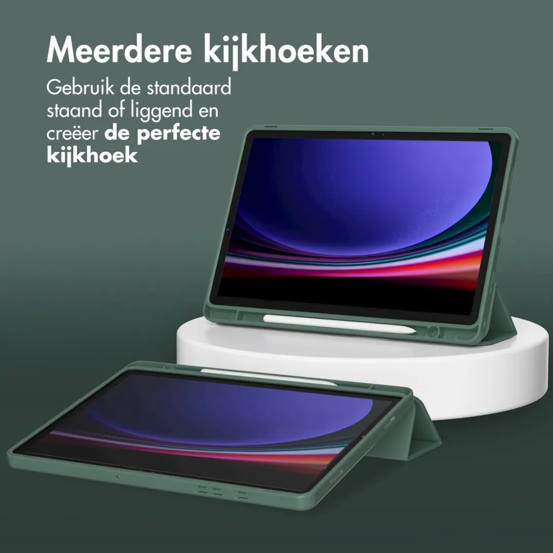 Accezz Tablethoes Samsung Galaxy Tab A9 Plus SH00071311 - Donkergroen