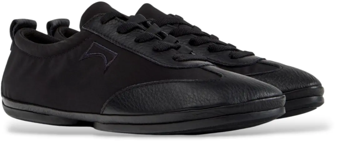 Camper Right Nina Leren Sneakers - Zwart - afbeelding 2 van 5