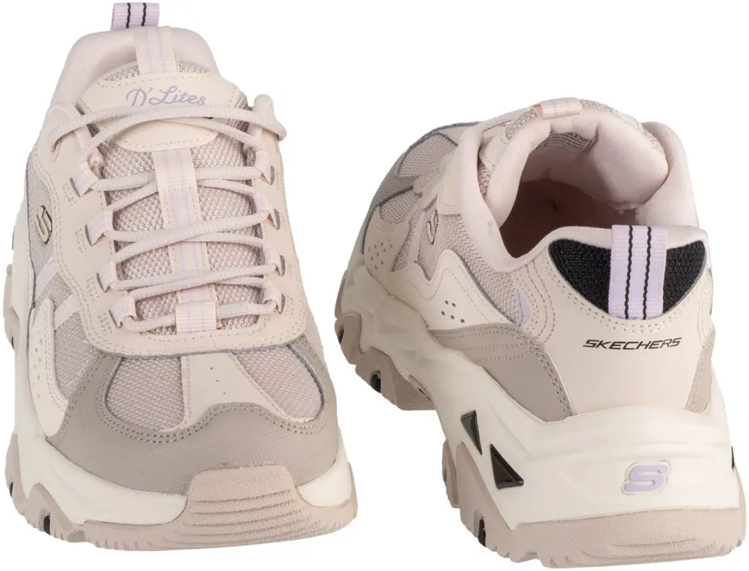 Skechers D'Lites Hiker, Vrouwen, Beige, Sneakers, maat: 39,5 - afbeelding 5 van 5